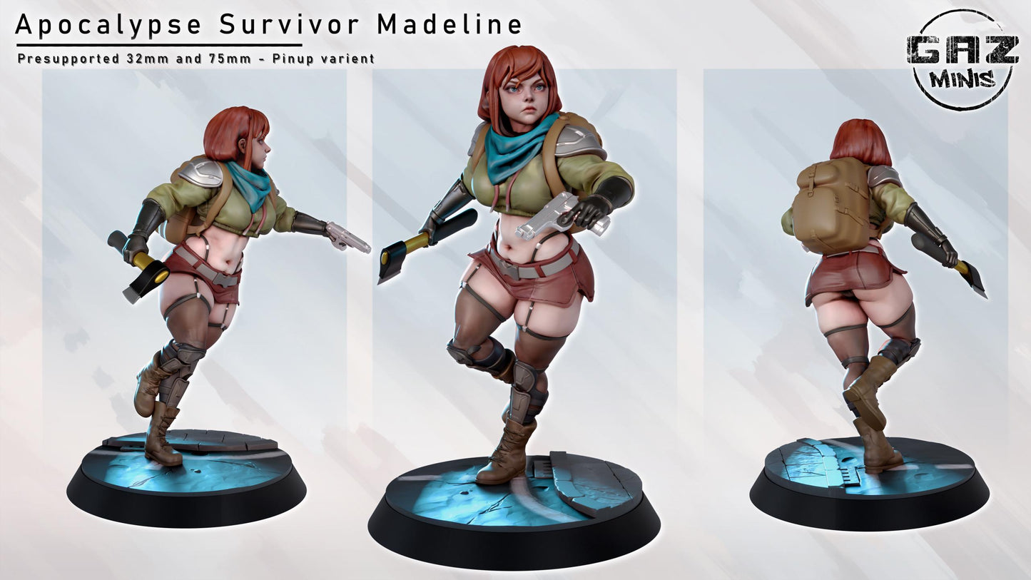Apocalypse Survivor Madeline Miniature | Gaz Minis