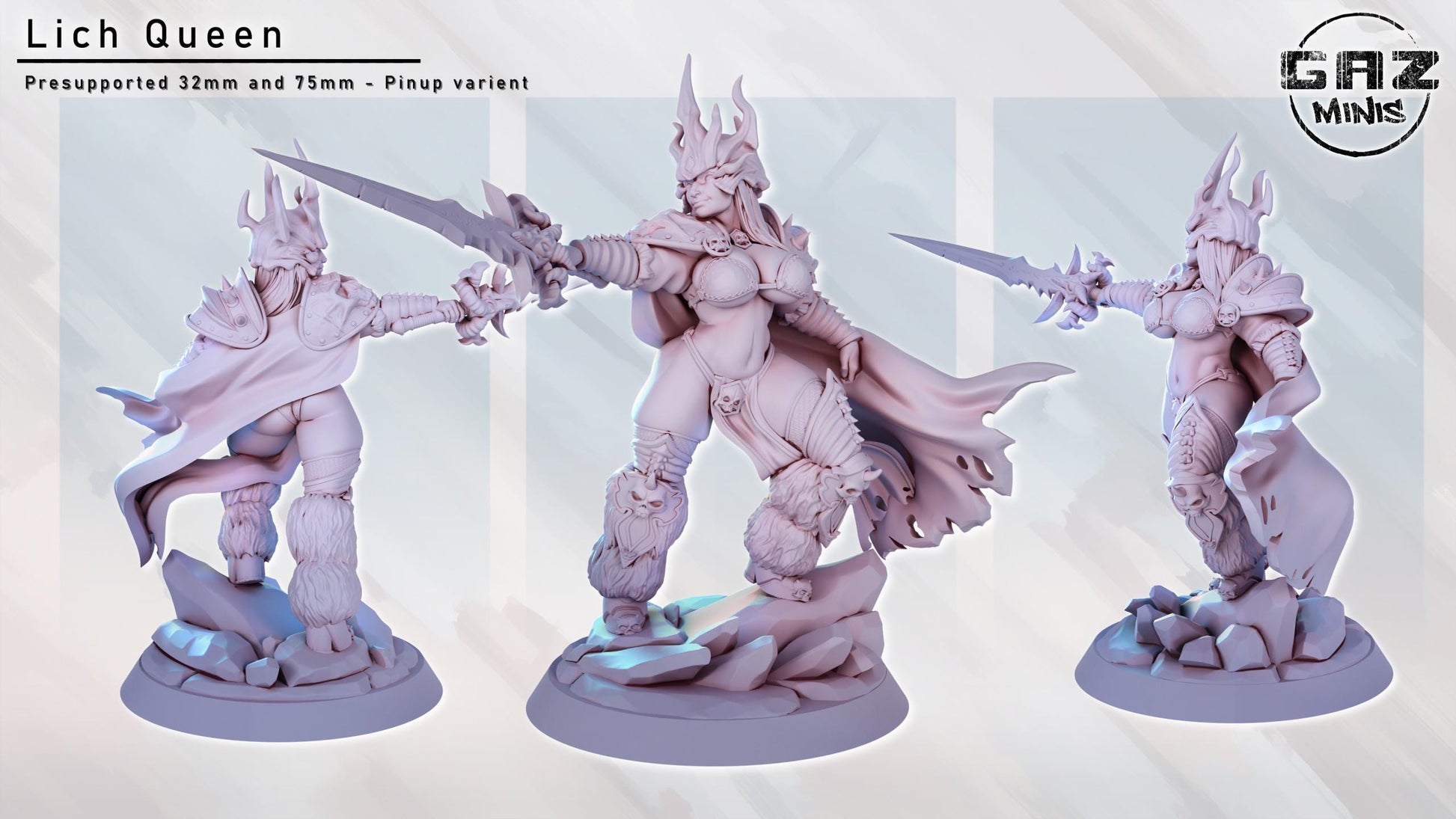 Lich Queen Miniature | Gaz Minis