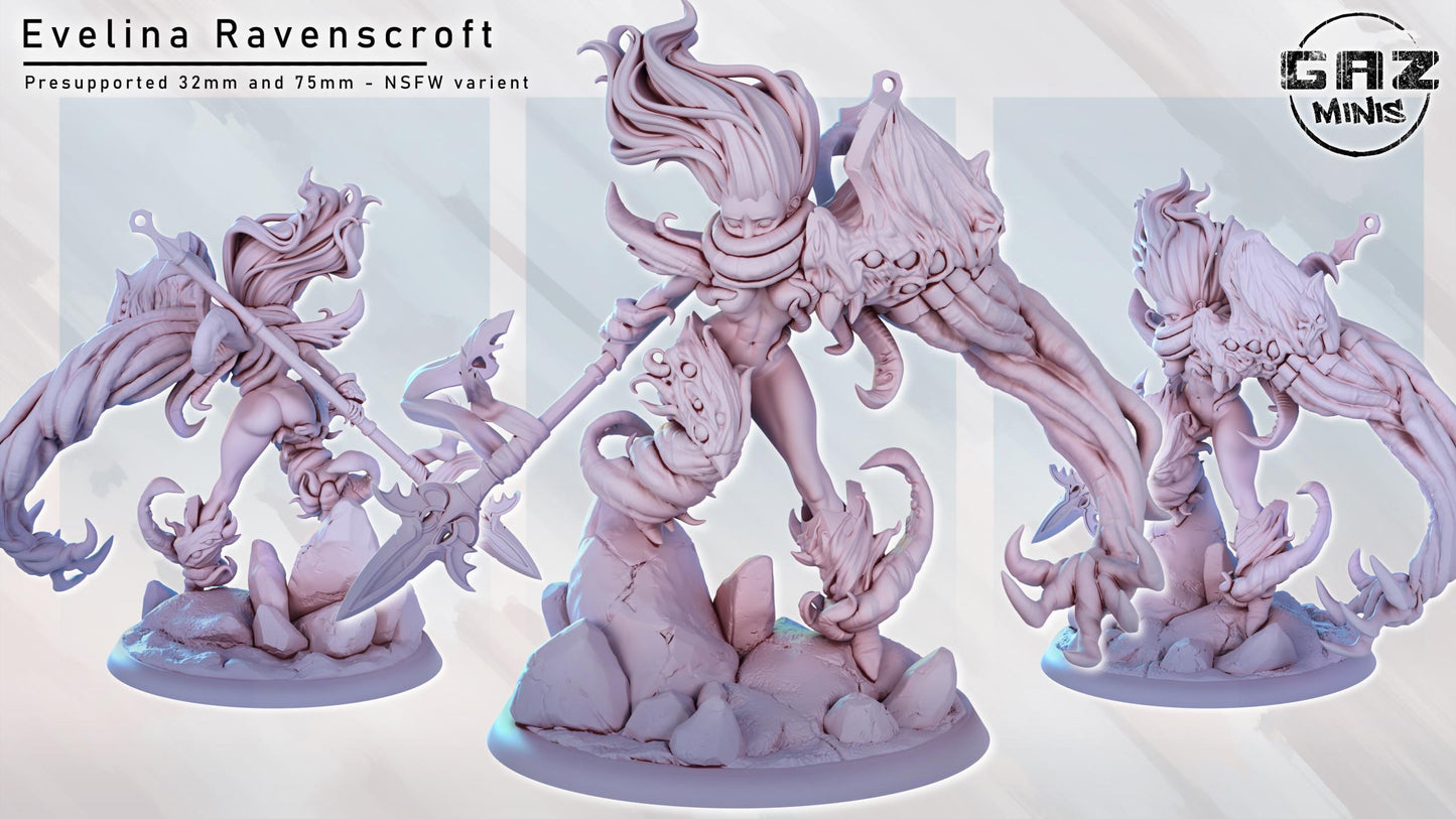 Cursed Warrior Evelina Ravenscroft Miniature | Gaz Minis