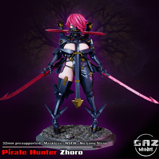 Pirate Hunter Zhoro Miniature | Gaz Minis