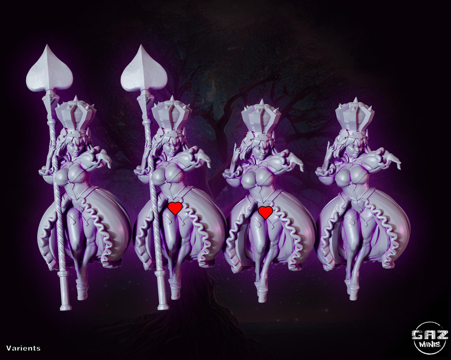The Queen of Spades Miniature | Gaz Minis