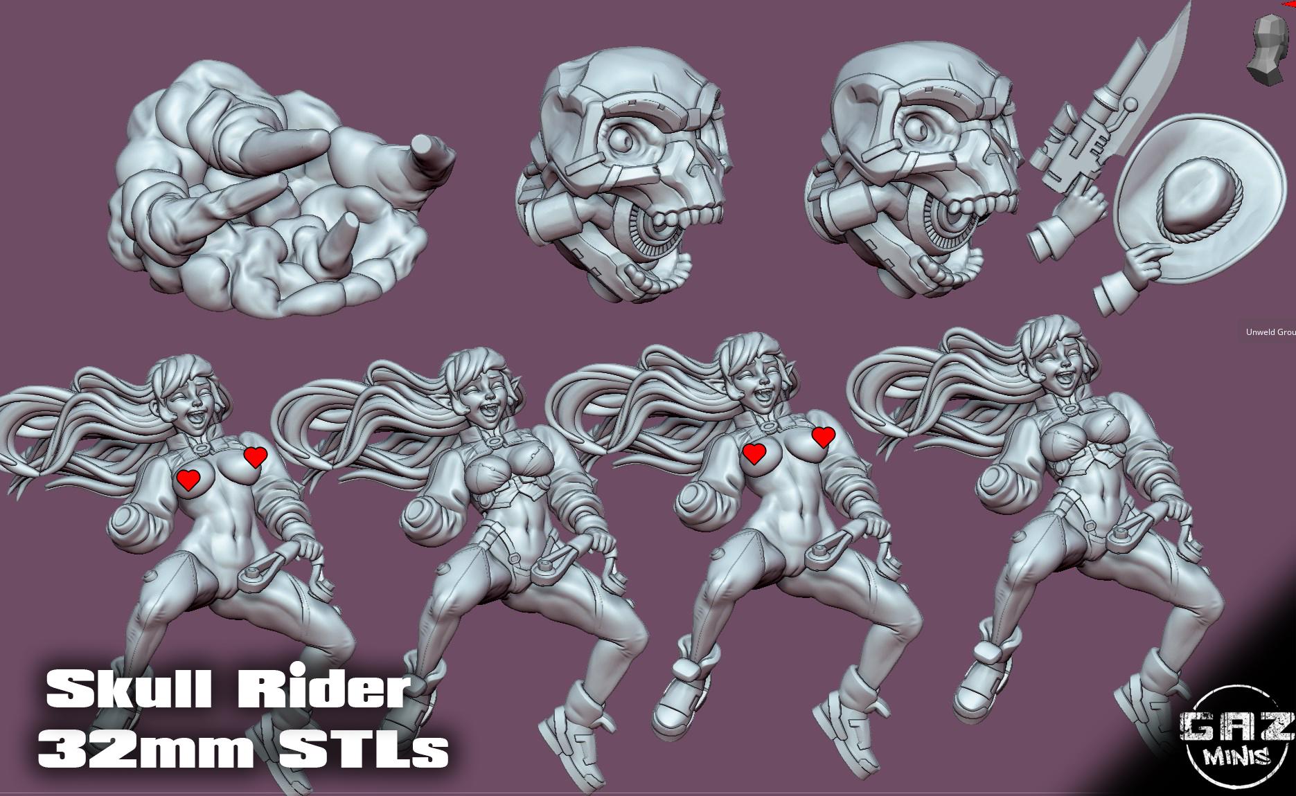 Skull Rider Sammy Miniature | Gaz Minis
