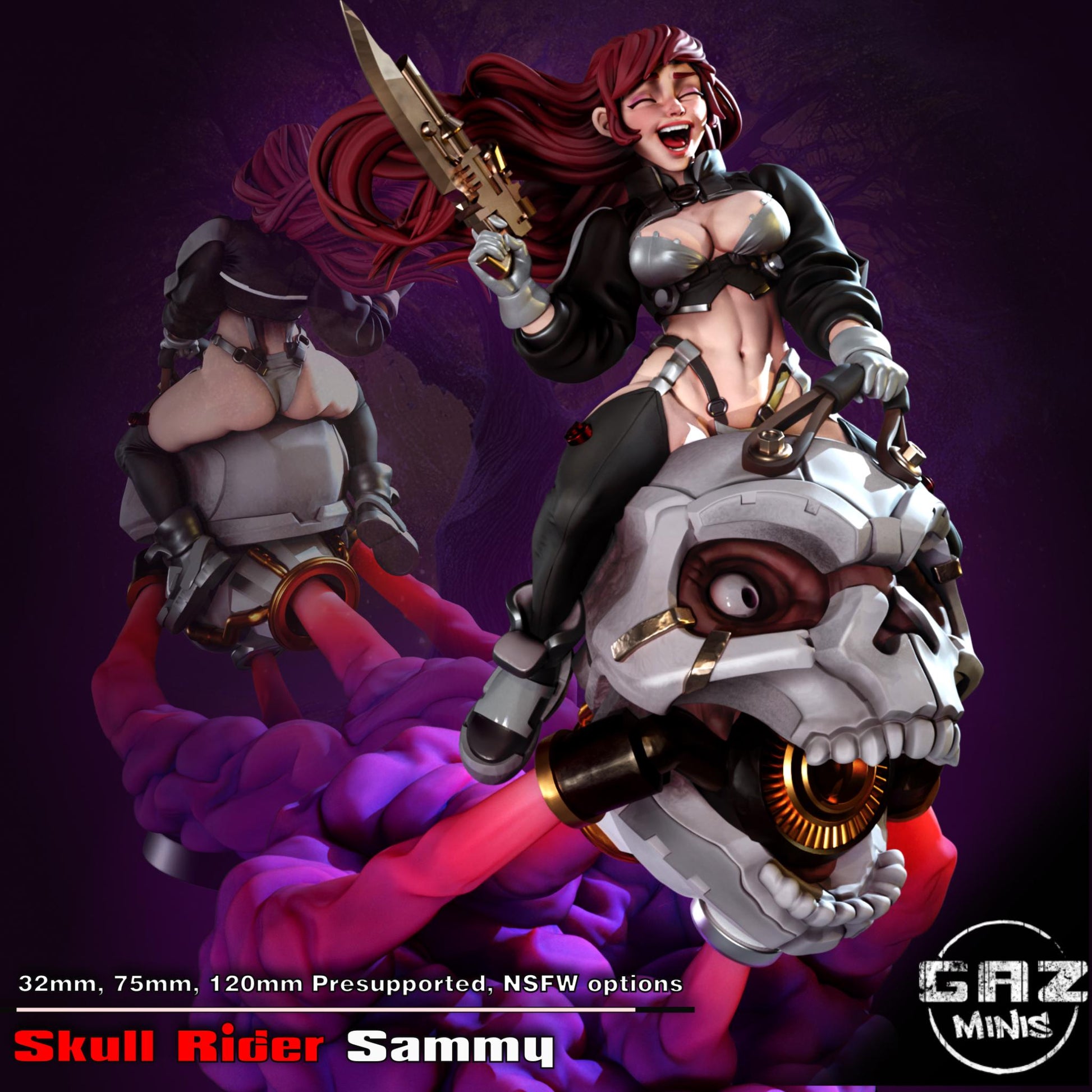Skull Rider Sammy Miniature | Gaz Minis