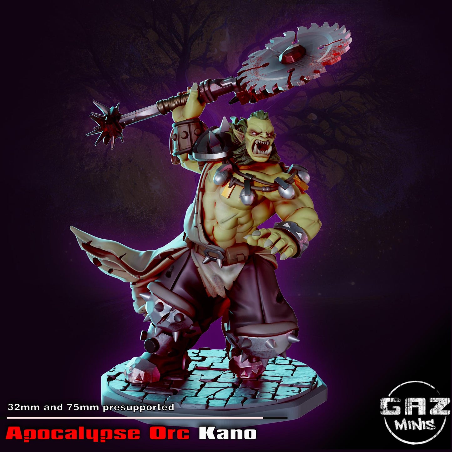 Apocalypse Orc Kano Miniature | Gaz Minis
