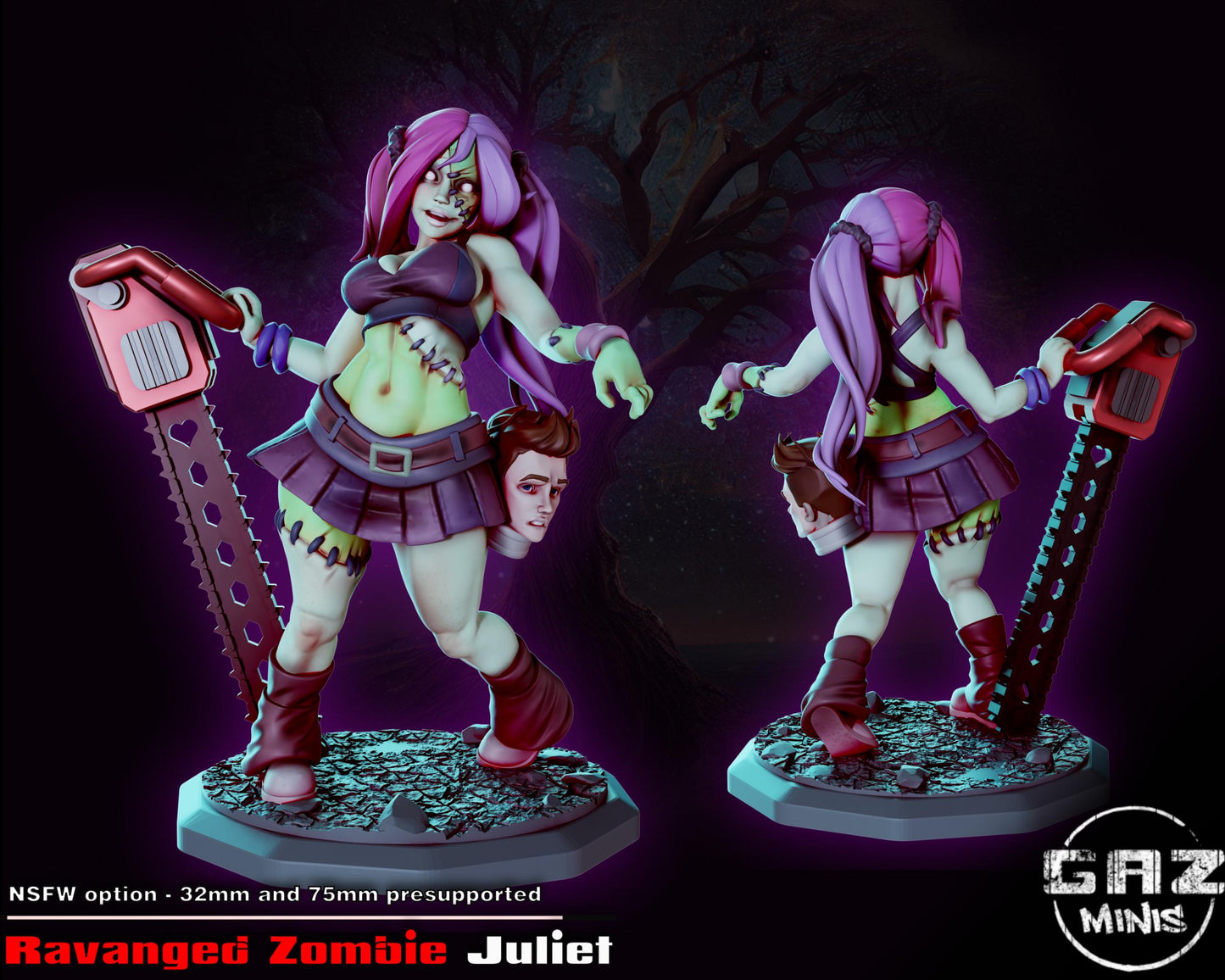 Zombie Girl Juliet Miniature | Gaz Minis