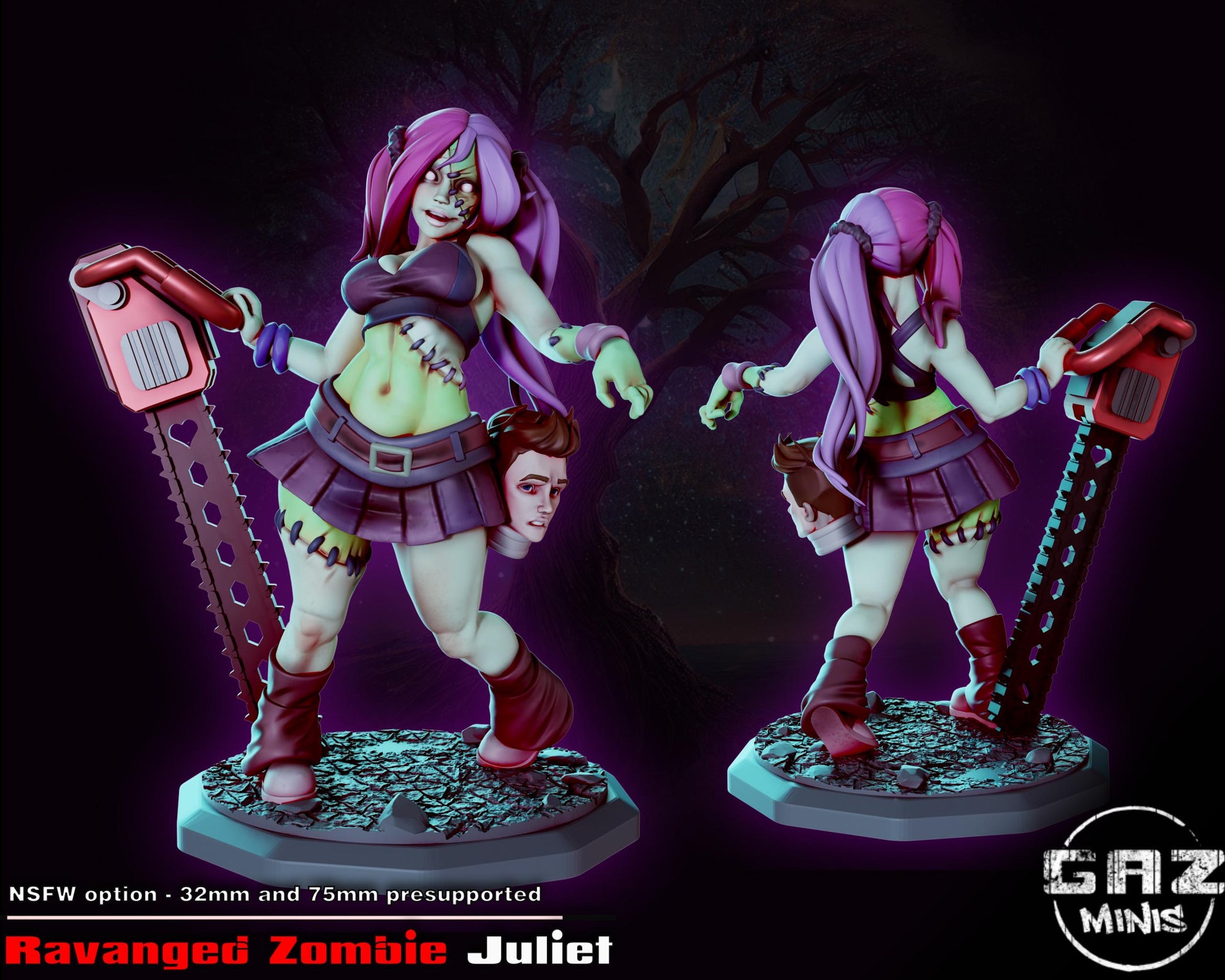 Zombie Girl Juliet Miniature | Gaz Minis
