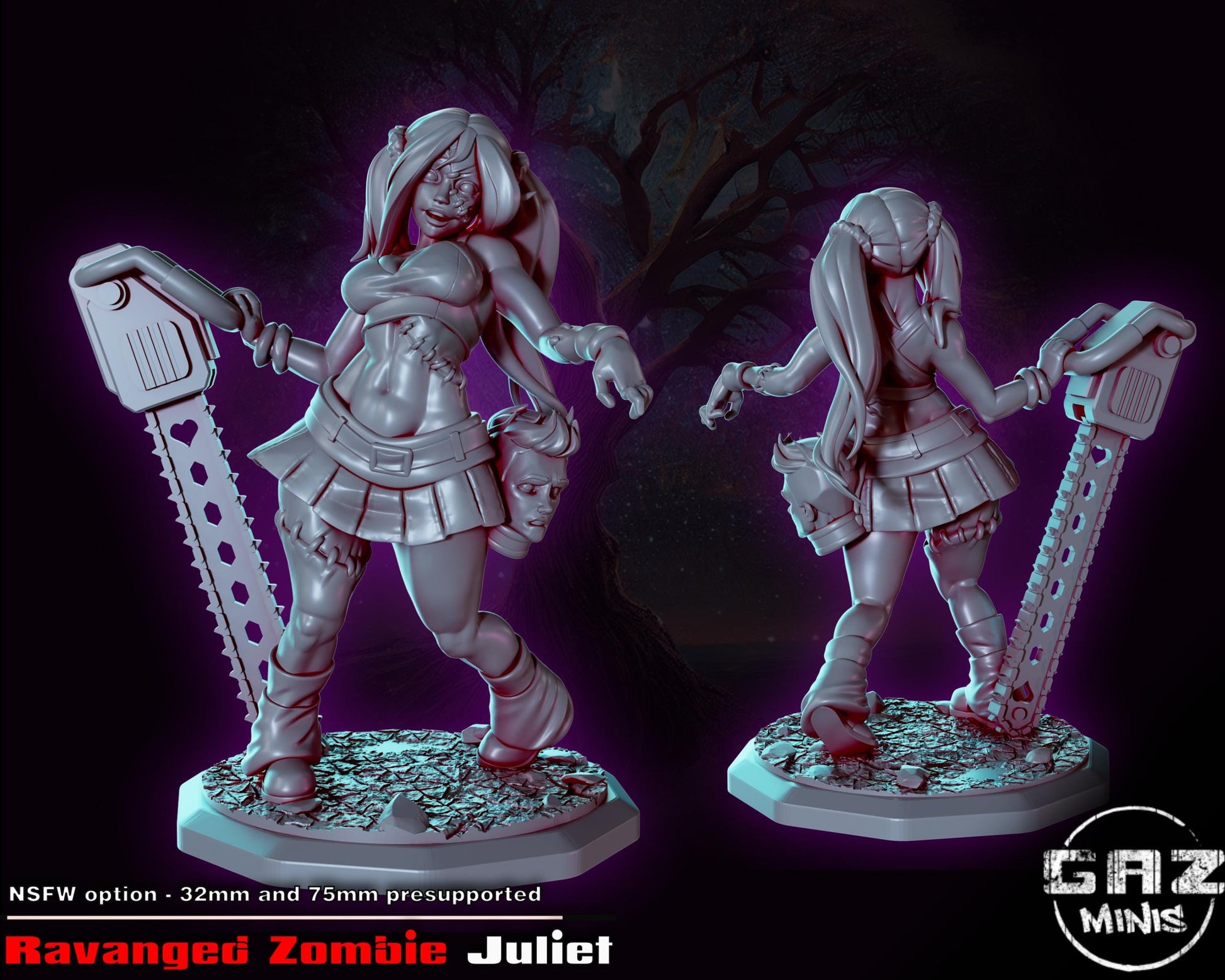 Zombie Girl Juliet Miniature | Gaz Minis