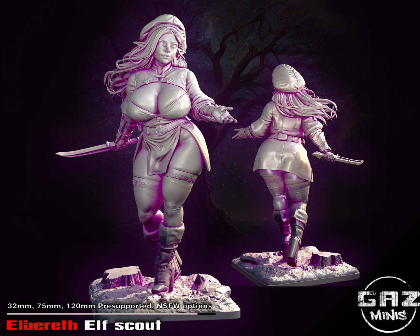 Elf Scout Miniature | Gaz Minis