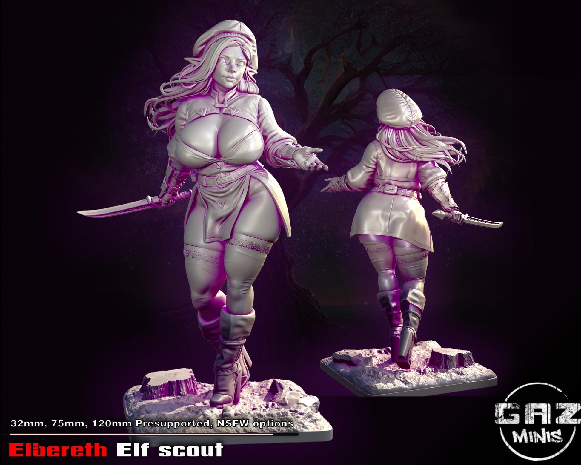 Elf Scout Miniature | Gaz Minis