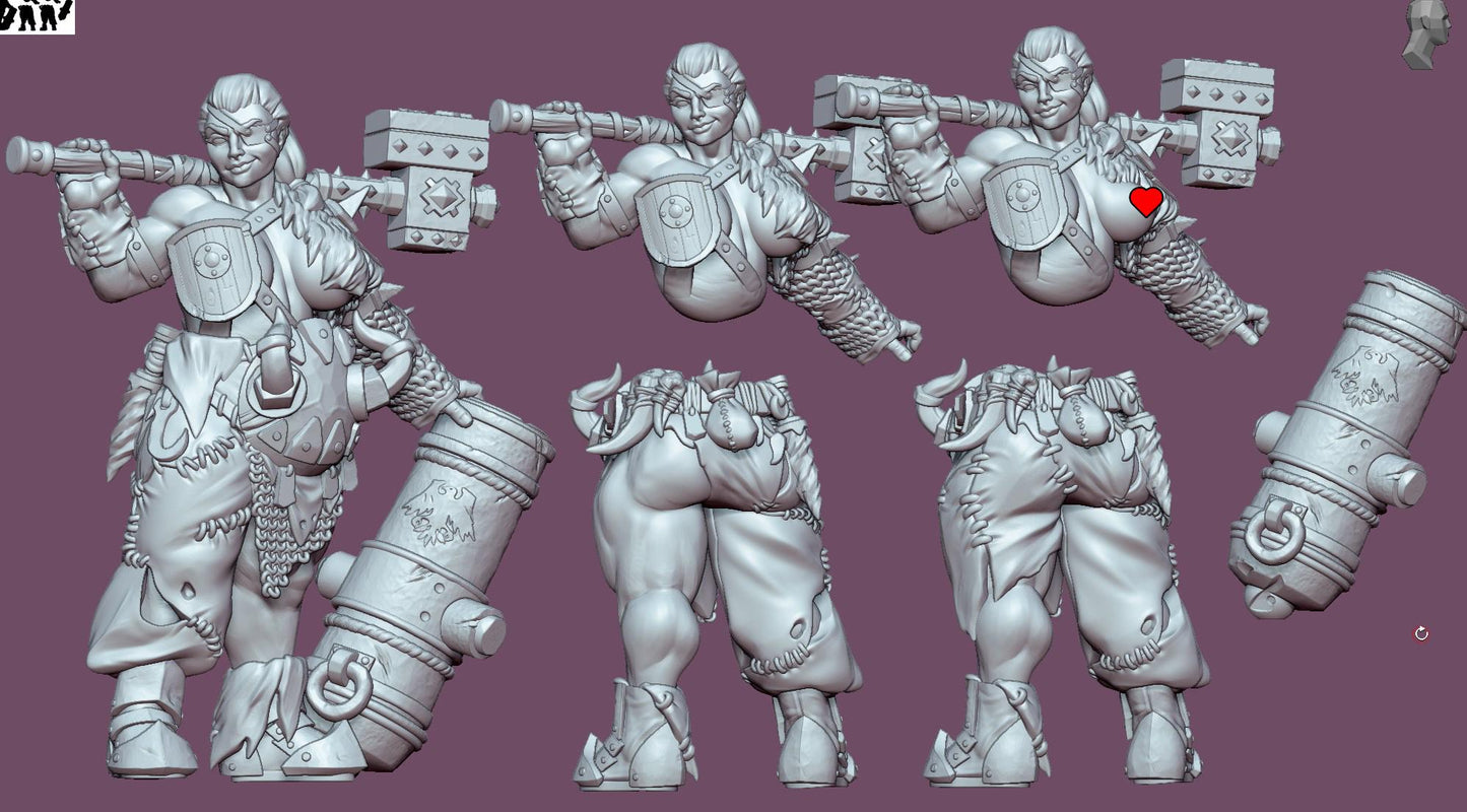 Drunga Smallgut Ogre Miniature | Gaz Minis