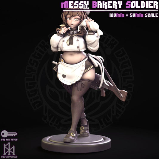 Messy Bakery Soldier Miniature | Jigglystix