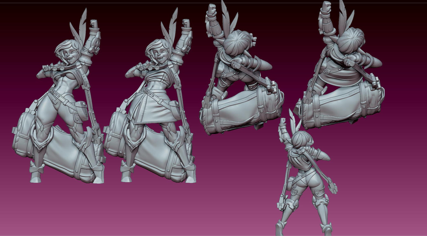 Loot Hoarder Goblin Miniature | Gaz Minis