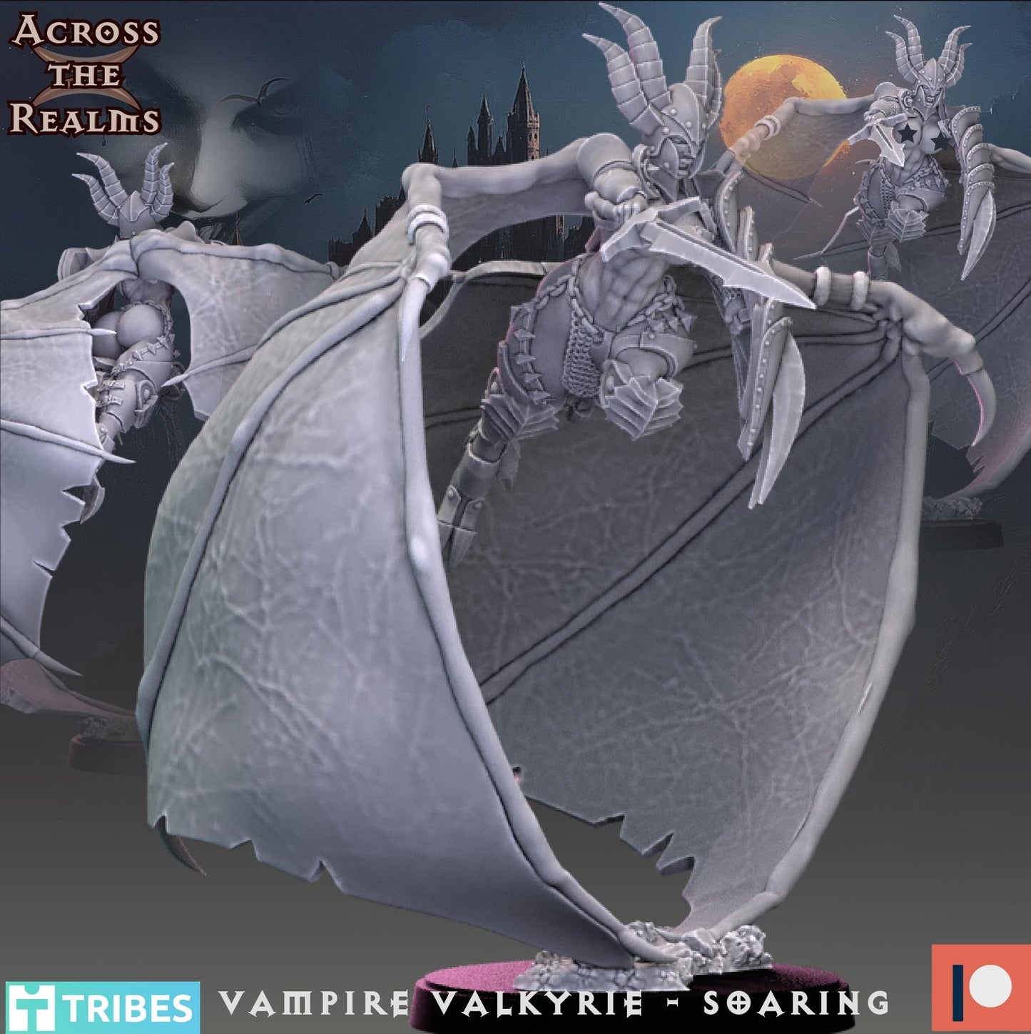 Soaring Valkyrie Miniature | Across the Realms