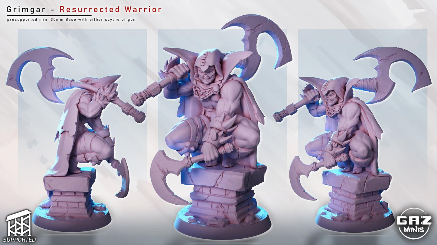 Ressurected Warrior Miniature | Gaz Minis