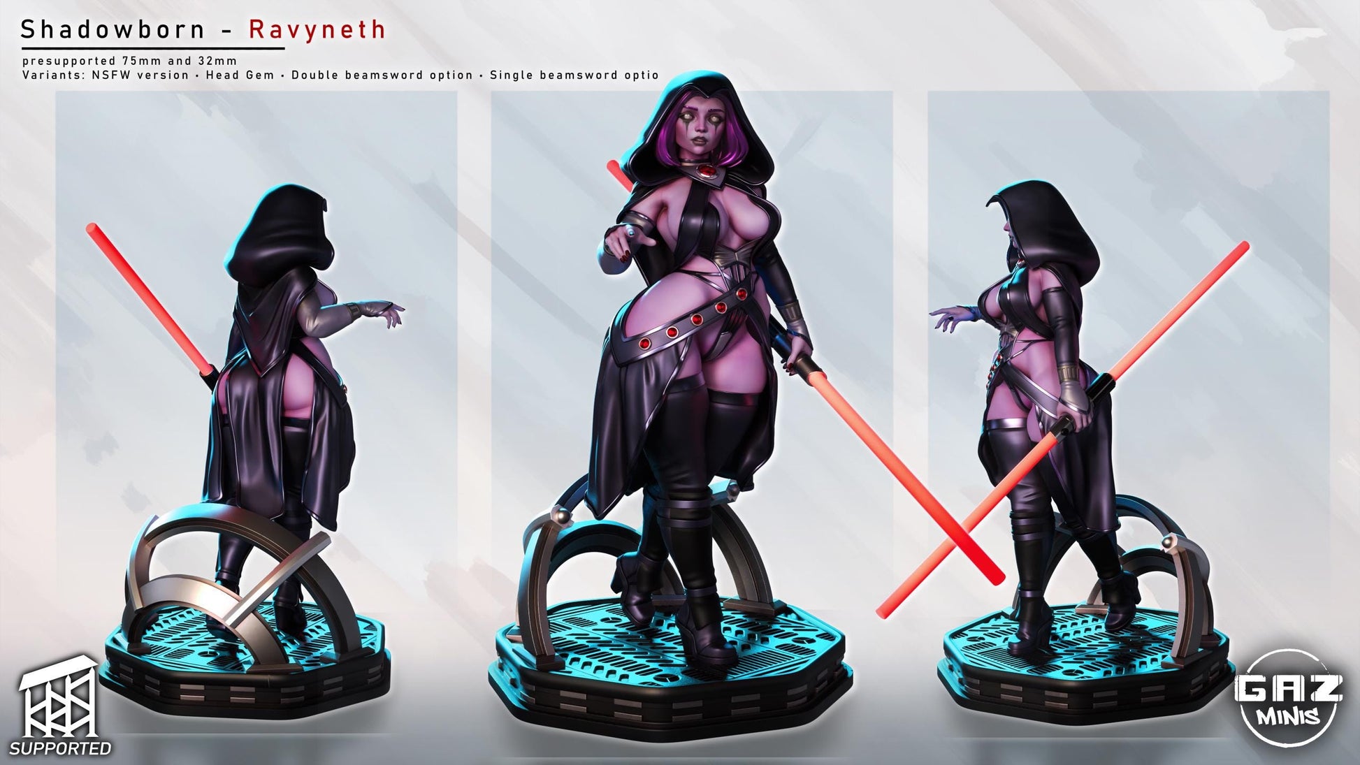 Shadowborn Scifi Warrior | Gaz Minis