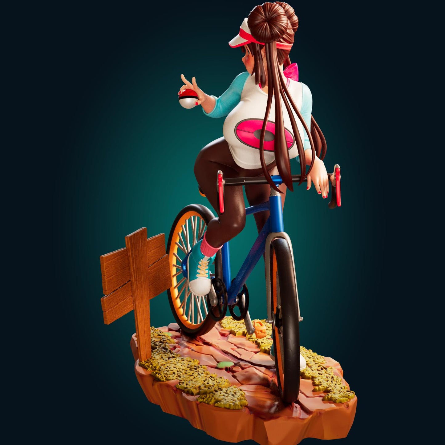 Gym Girl Model Kit | 3D Resin Printed Figurine | Officer Rhu