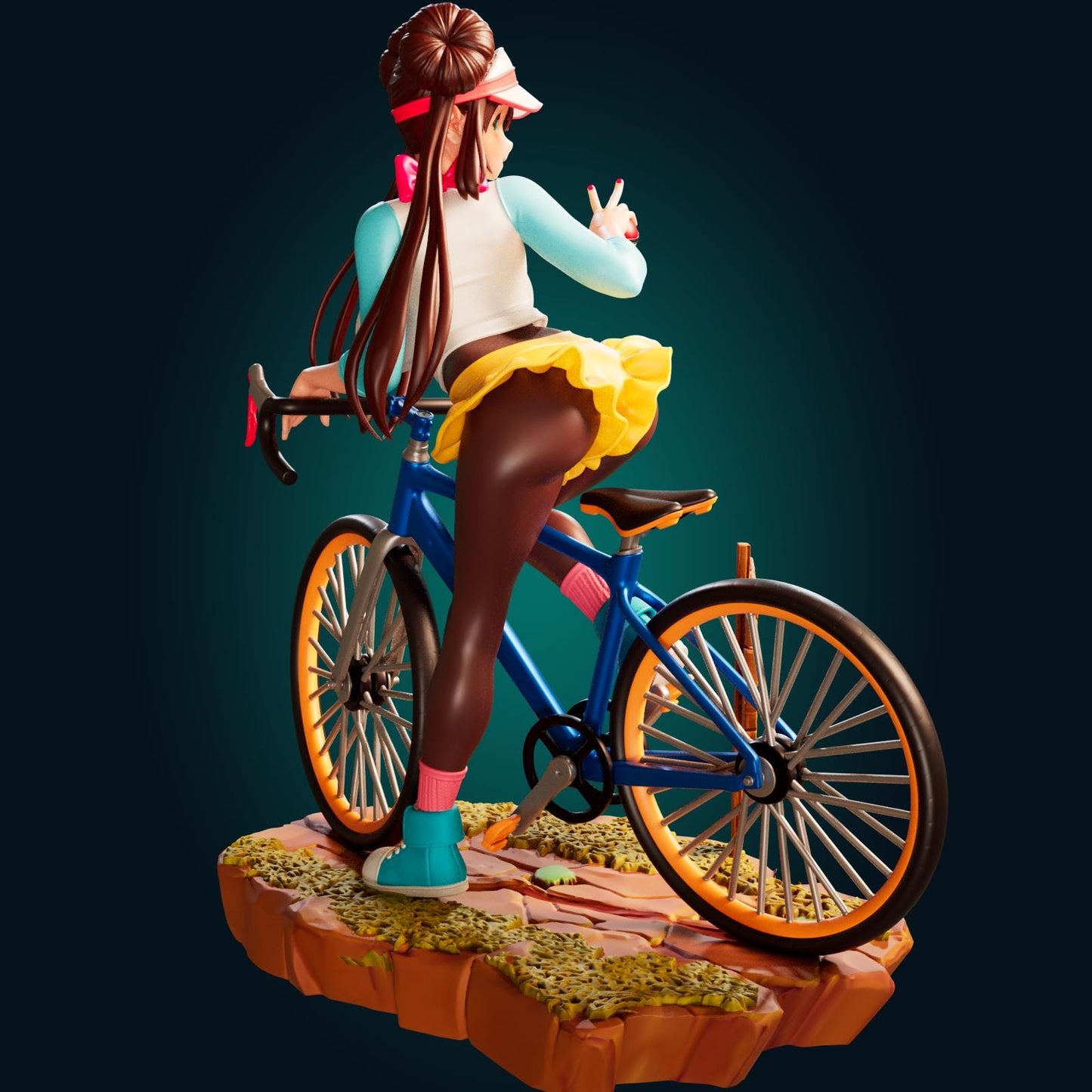 Gym Girl Model Kit | 3D Resin Printed Figurine | Officer Rhu