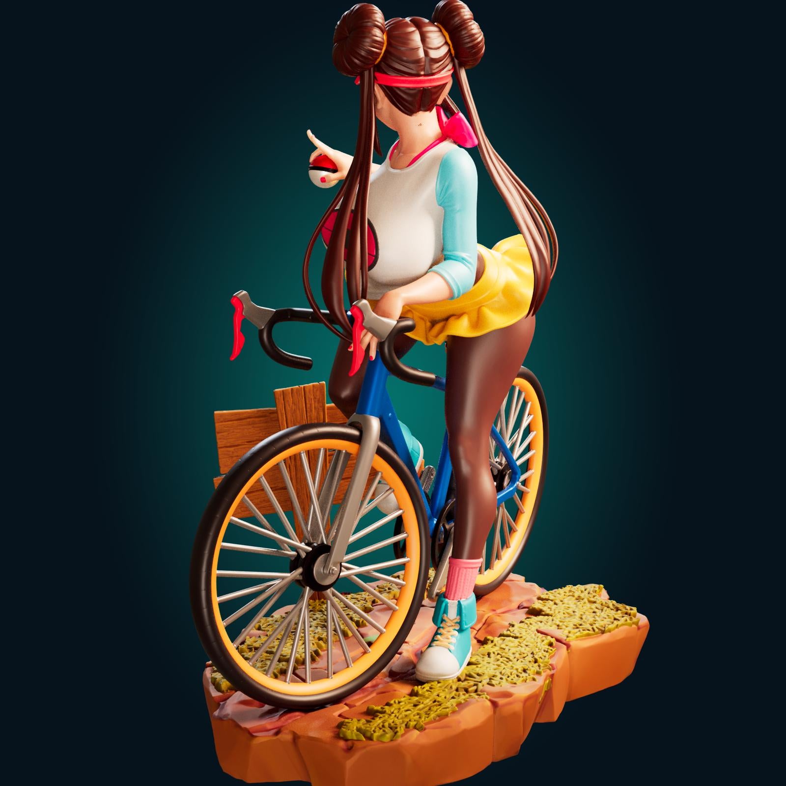 Gym Girl Model Kit | 3D Resin Printed Figurine | Officer Rhu