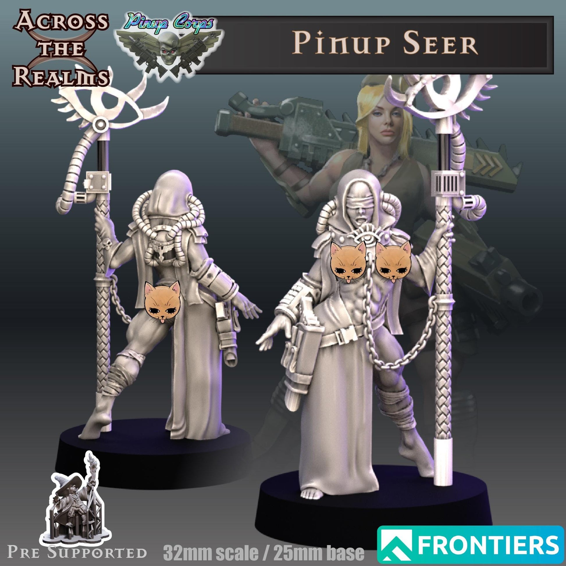 Pinup Seer Miniature | Across the Realms