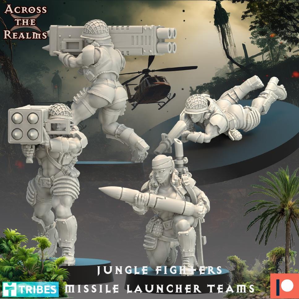 Jungle Fighter Missile Launcher Team | Across the Realms