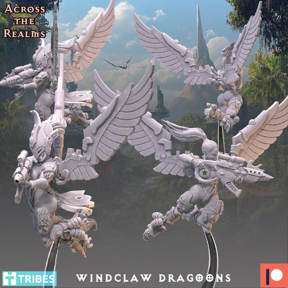Windclaw Dragoon Miniatures | Across the Realms