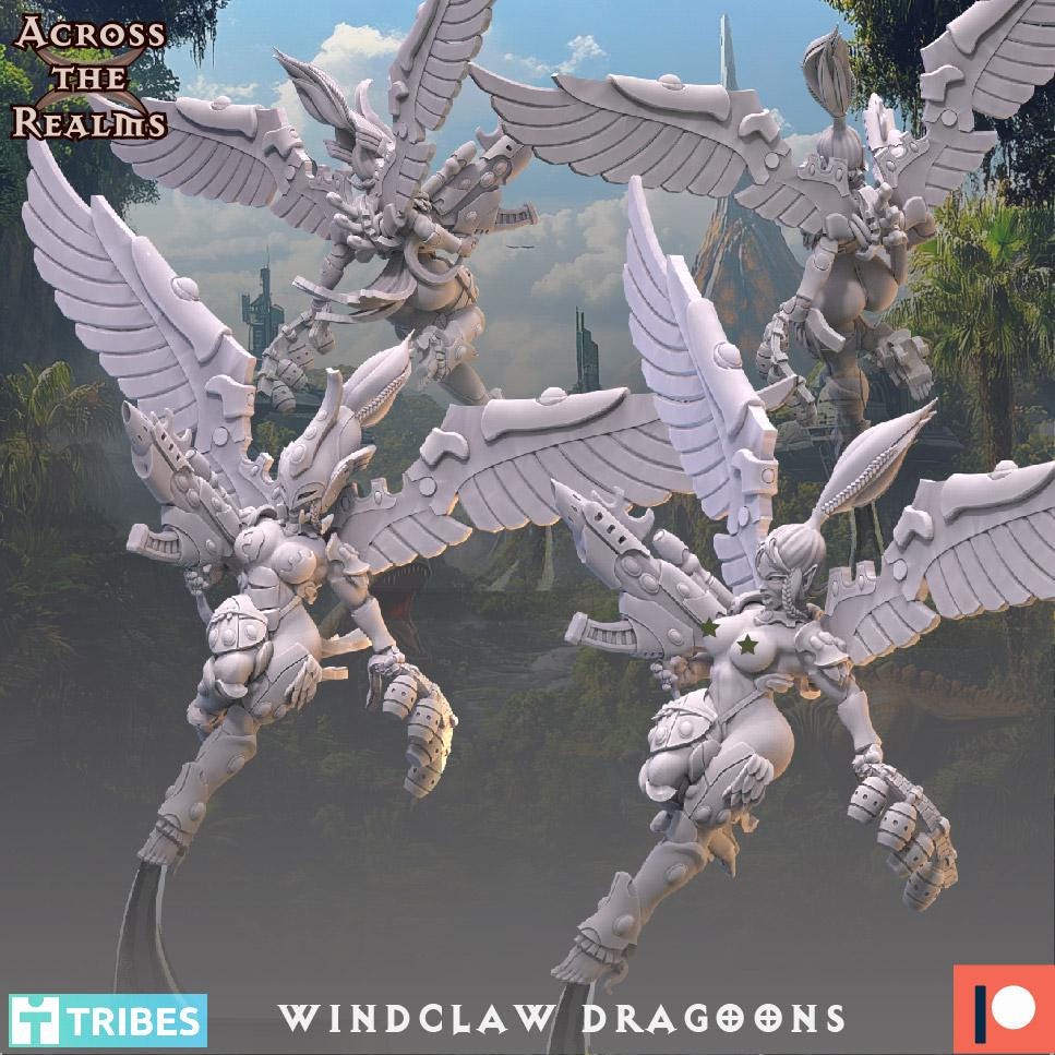 Windclaw Dragoon Miniatures | Across the Realms