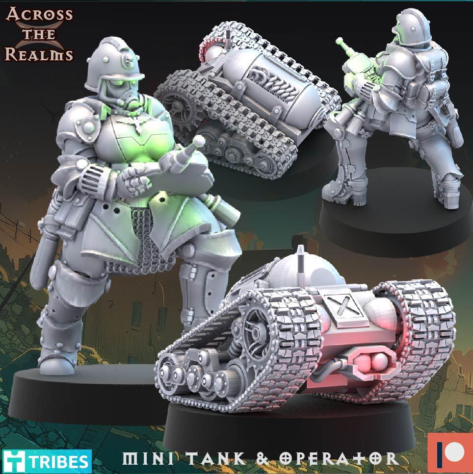 Mini Tank & Operator | Across the Realms
