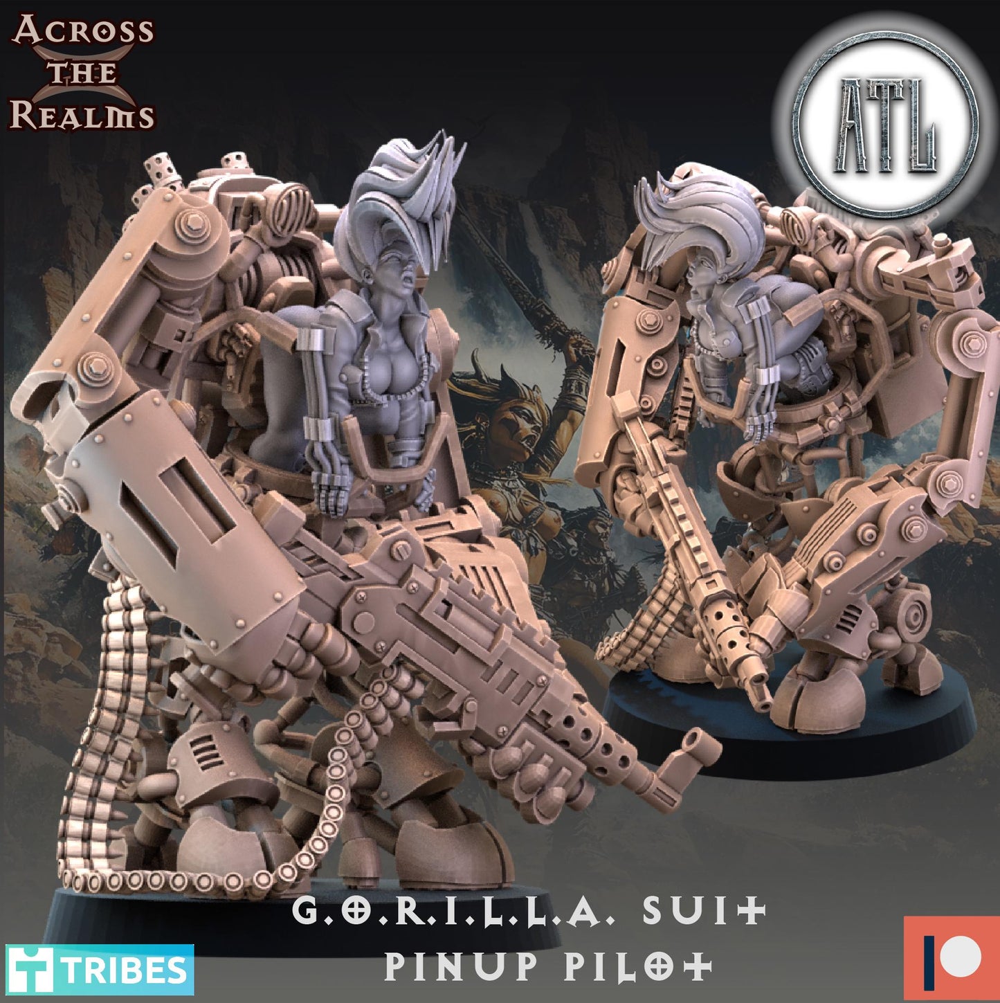Gorilla Suit Pinup Pilot | Across the Realms