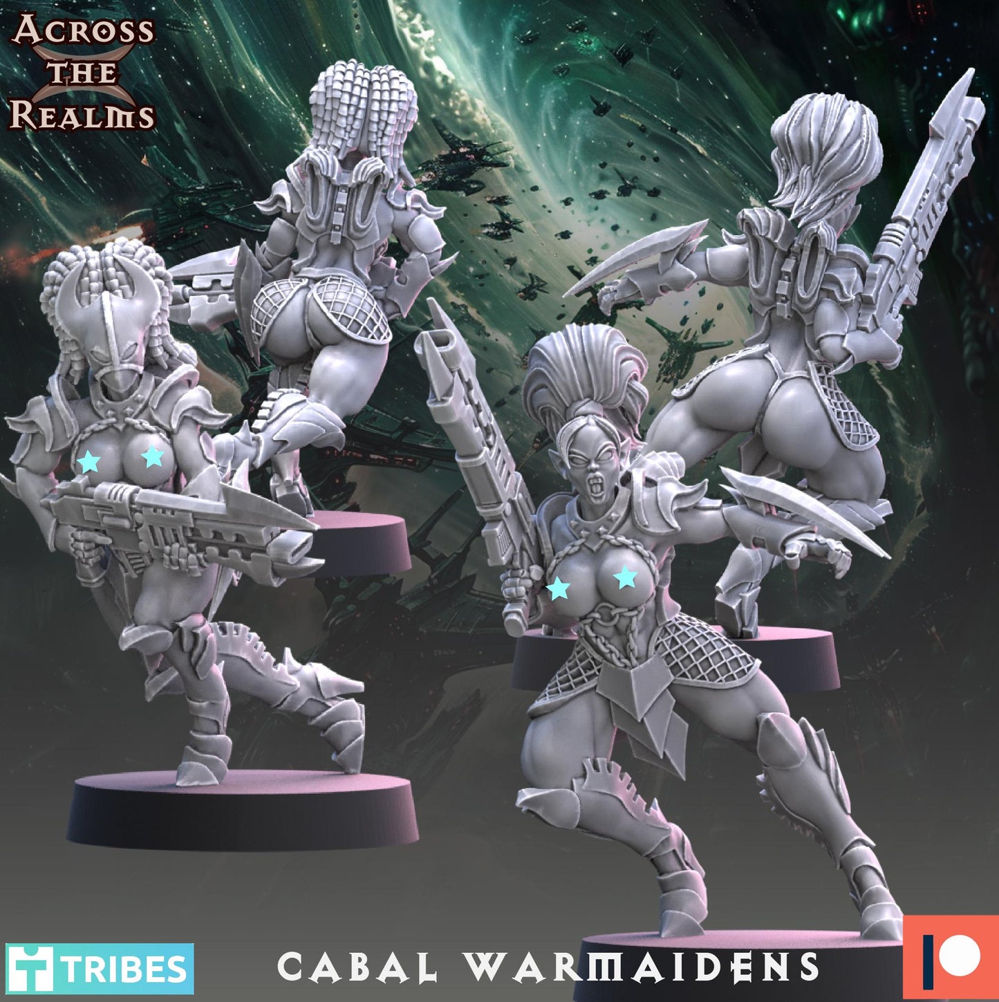 Cabal Warmaiden Miniatures | Across the Realms