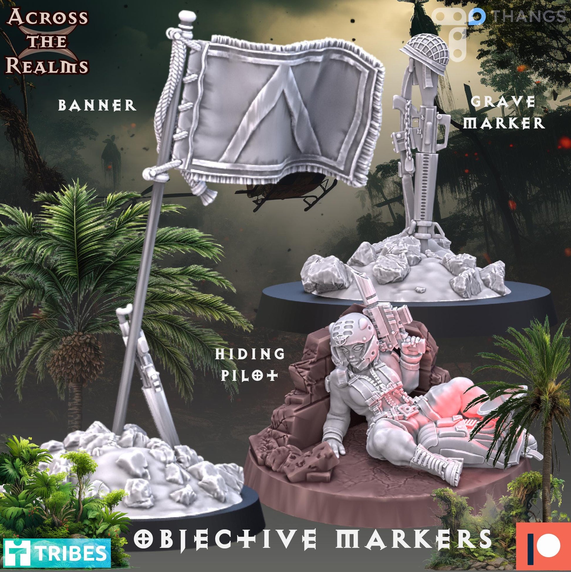 Jungle Fighter Objective Markers | Across the Realms