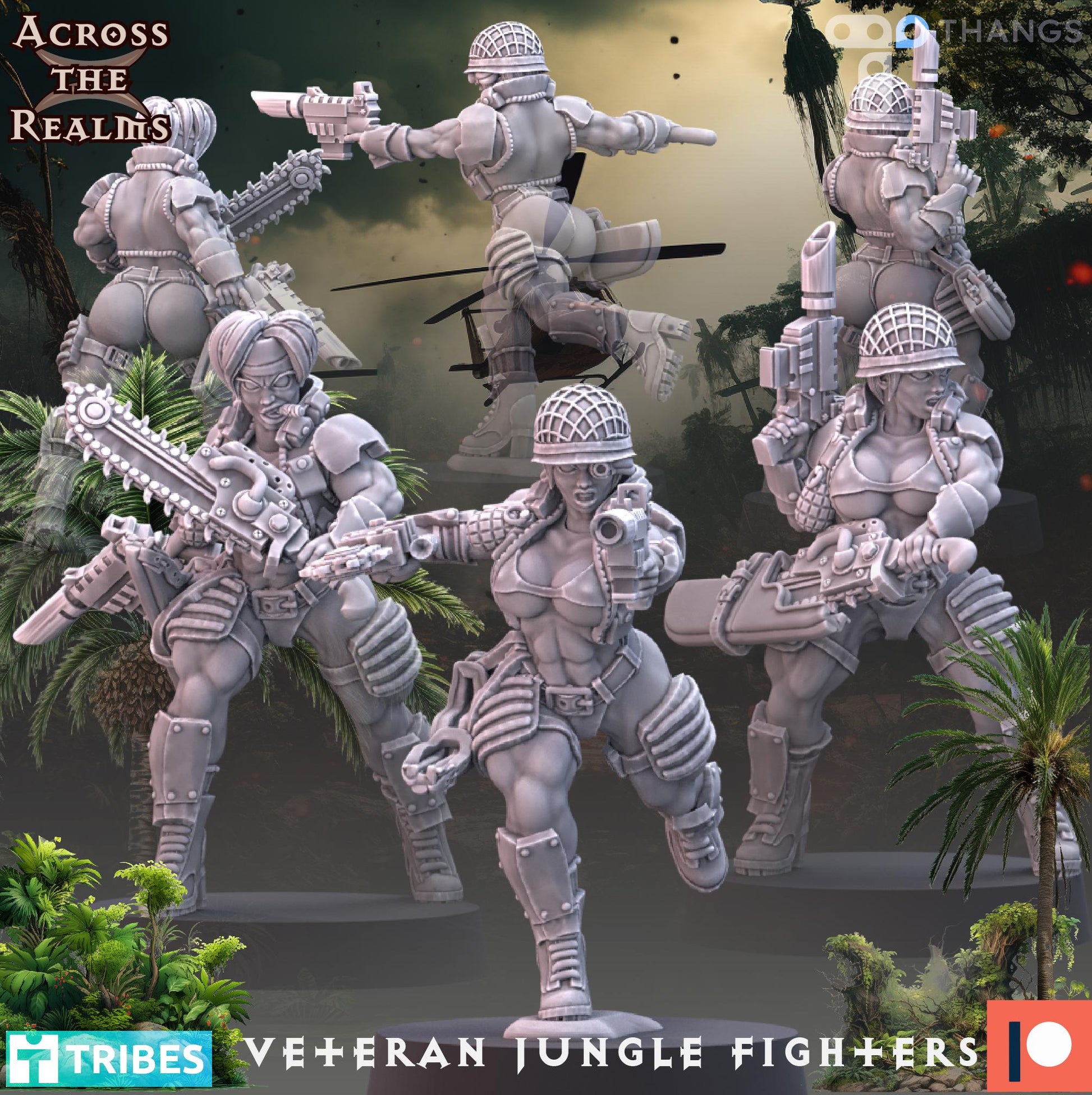 Veteran Jungle Fighter Miniatures | Across the Realms