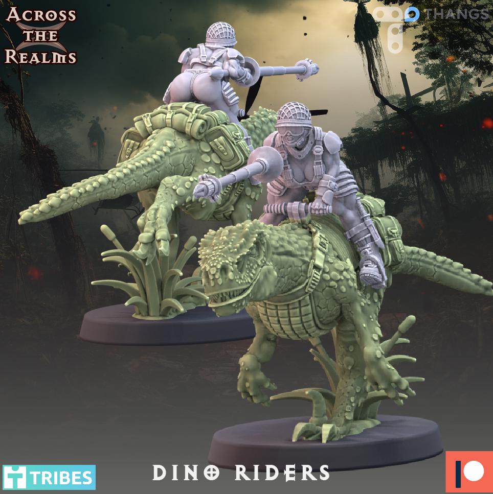 Jungle Dinosaur Cavalry | Across the Realms