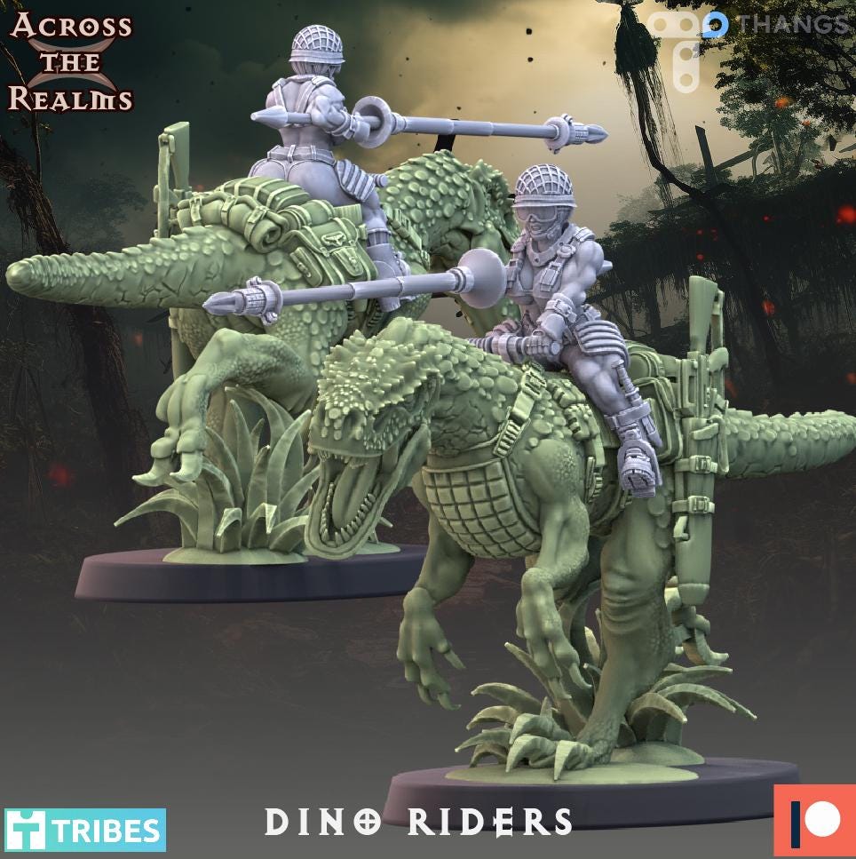 Jungle Dinosaur Cavalry | Across the Realms