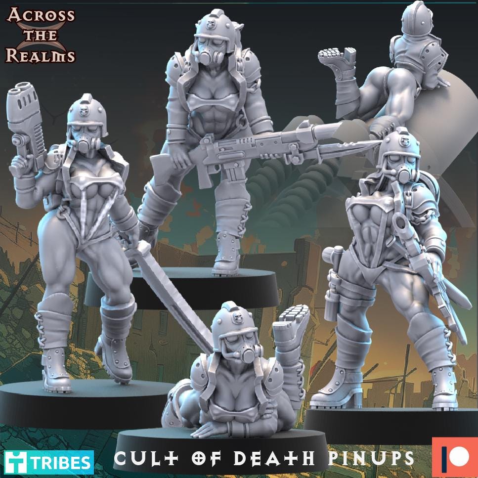Cult of Death Pinups | Across the Realms