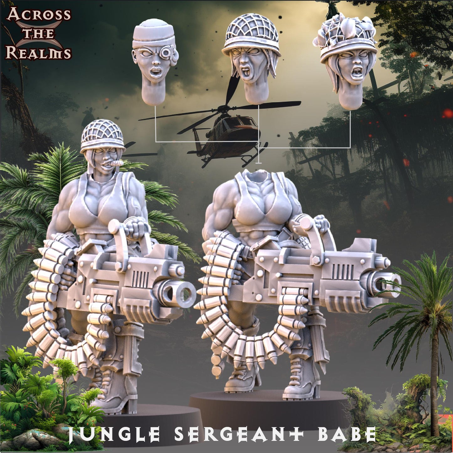 Jungle Sargeant Miniature | Across the Realms