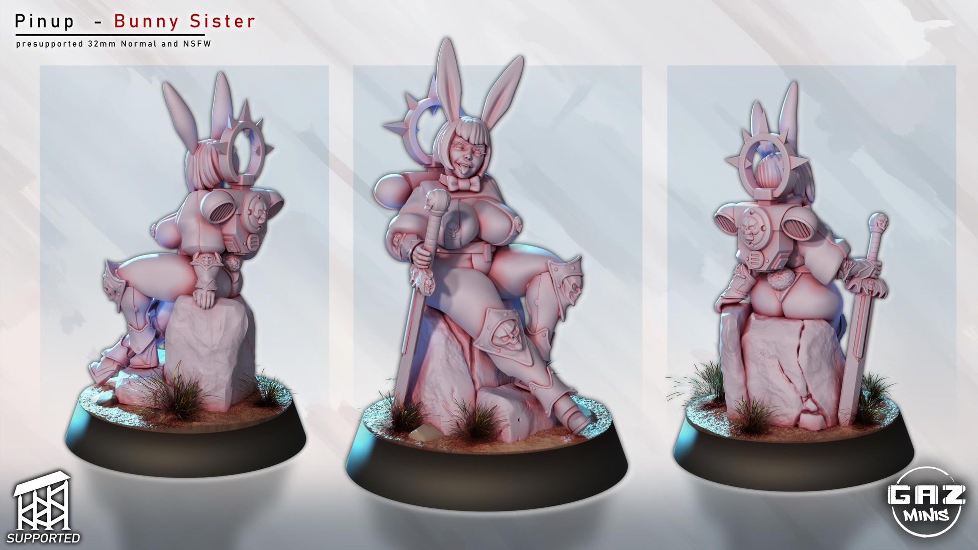 Bunny Sibling of Combat | Gaz Minis
