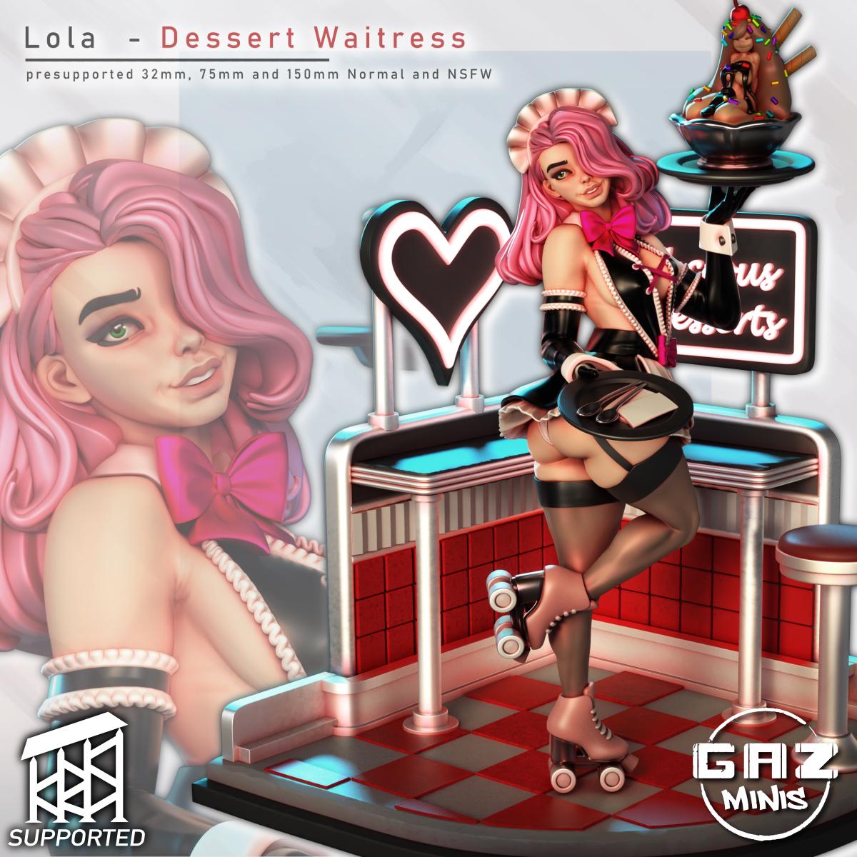 Lola Dessert Waitress | Gaz Minis