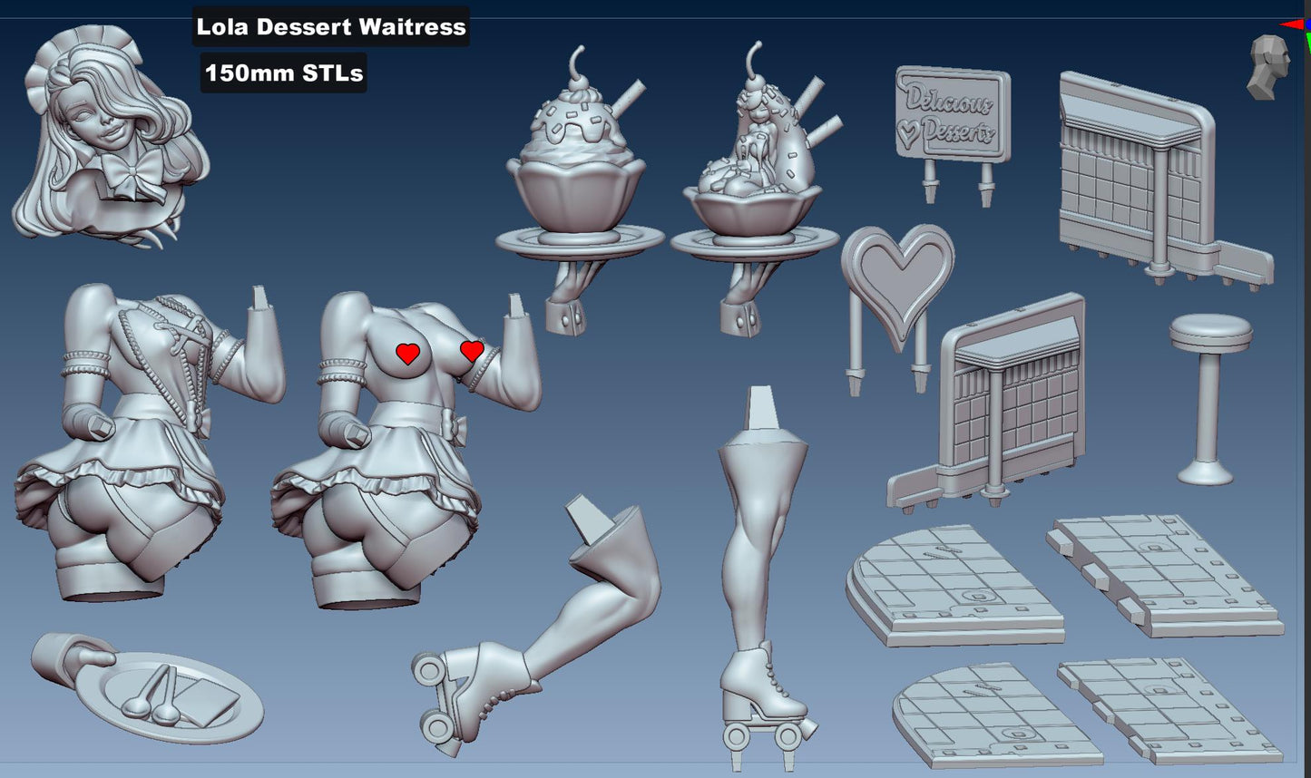 Lola Dessert Waitress | Gaz Minis
