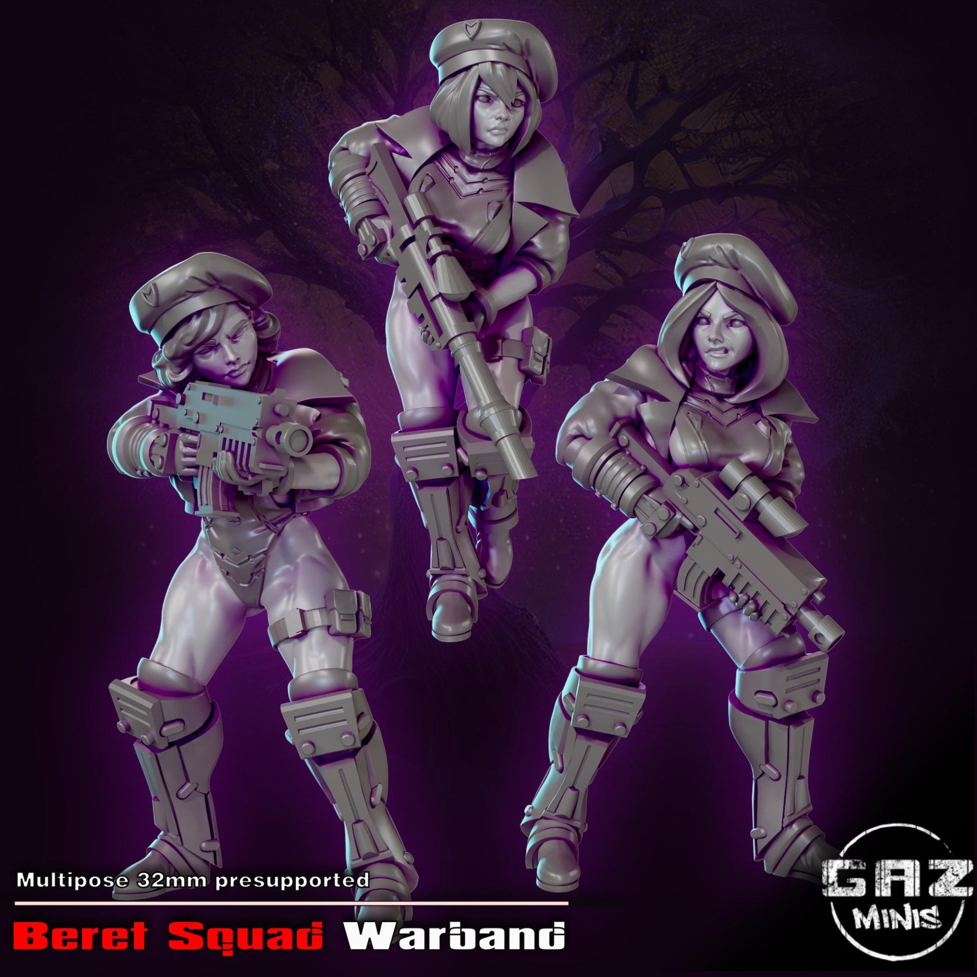 Beret Squad Warband | Gaz Minis
