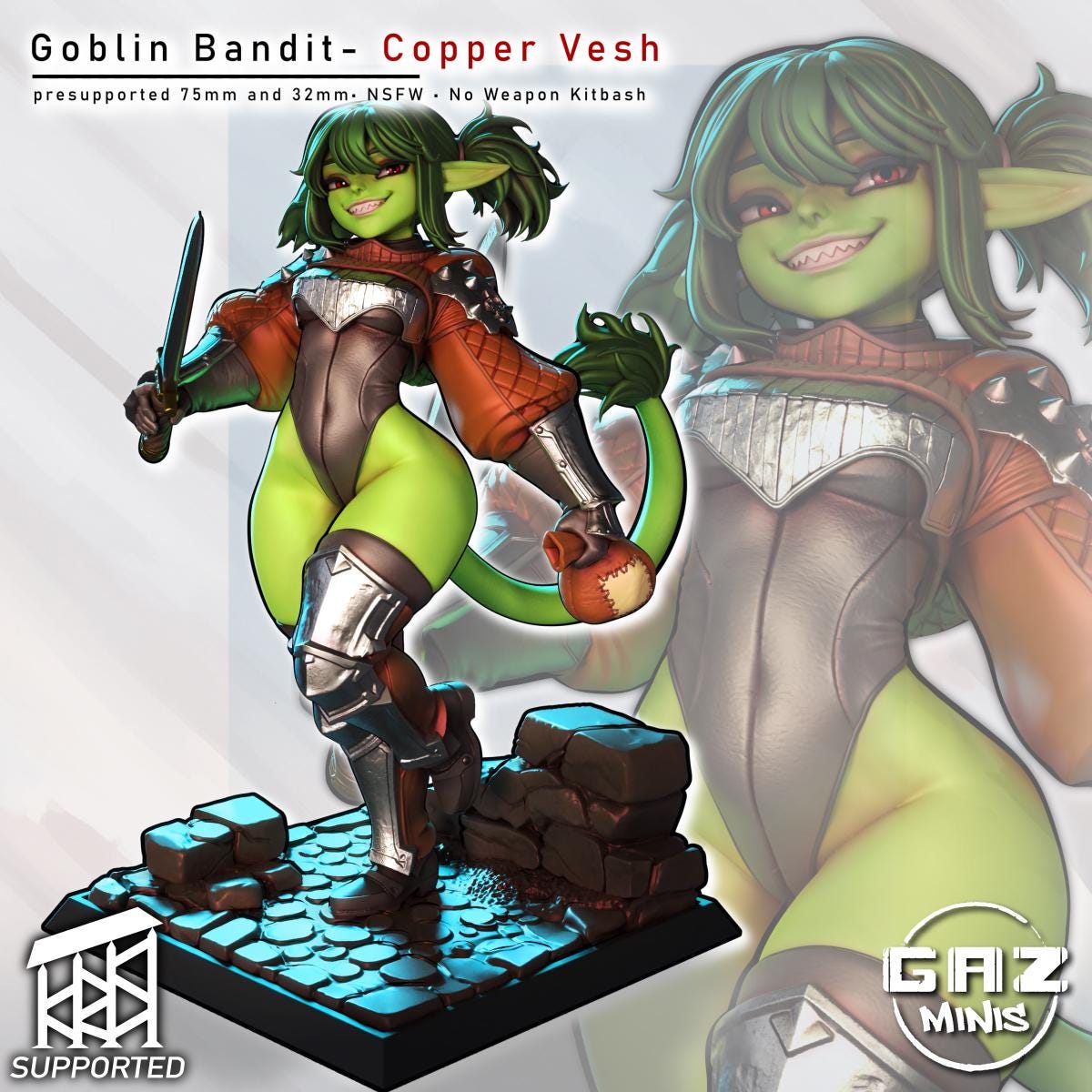 Goblin Bandit - Copper Vesh | Gaz Minis