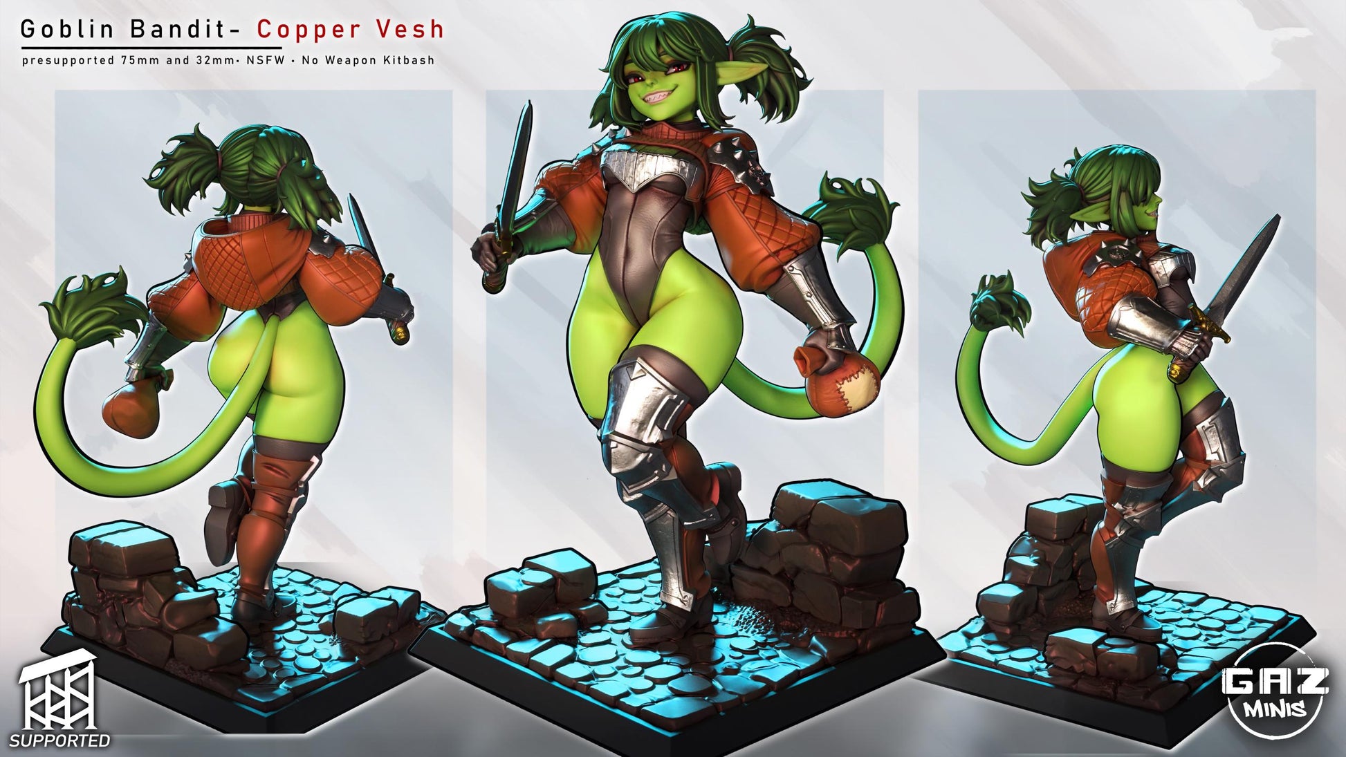 Goblin Bandit - Copper Vesh | Gaz Minis