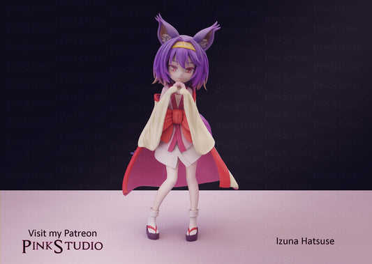 Werewolf Girl Model Kit | 3D Resin Printed Figurine | Pink Studio