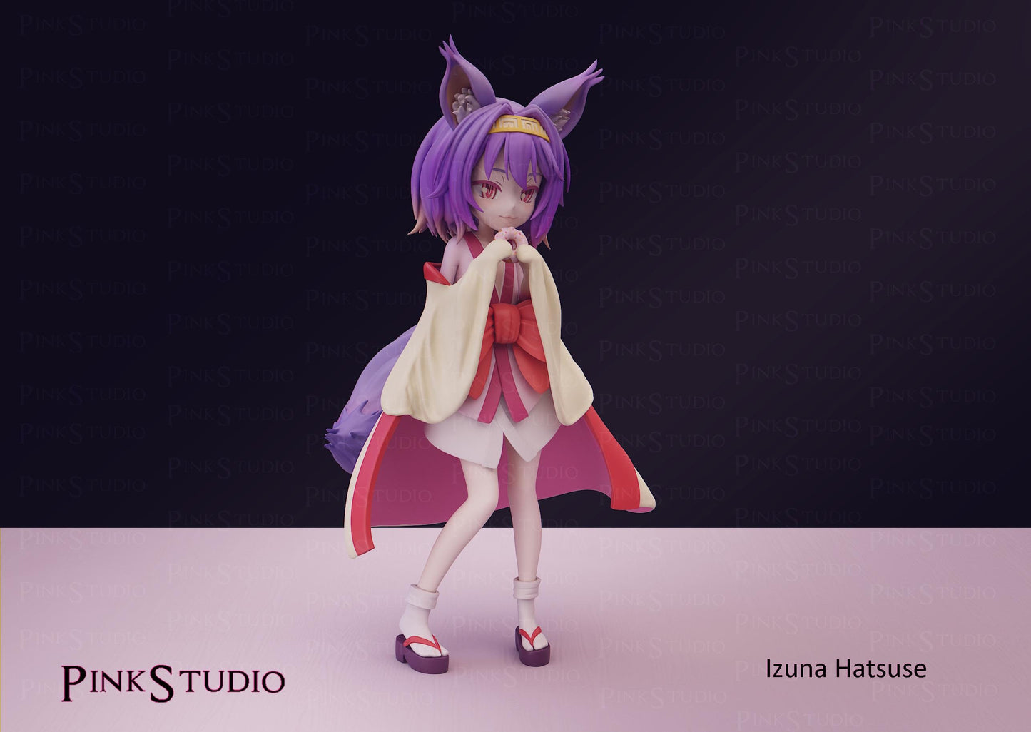 Werewolf Girl Model Kit | 3D Resin Printed Figurine | Pink Studio
