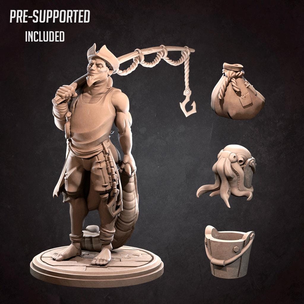 Fisherman Miniature | Bite the Bullet