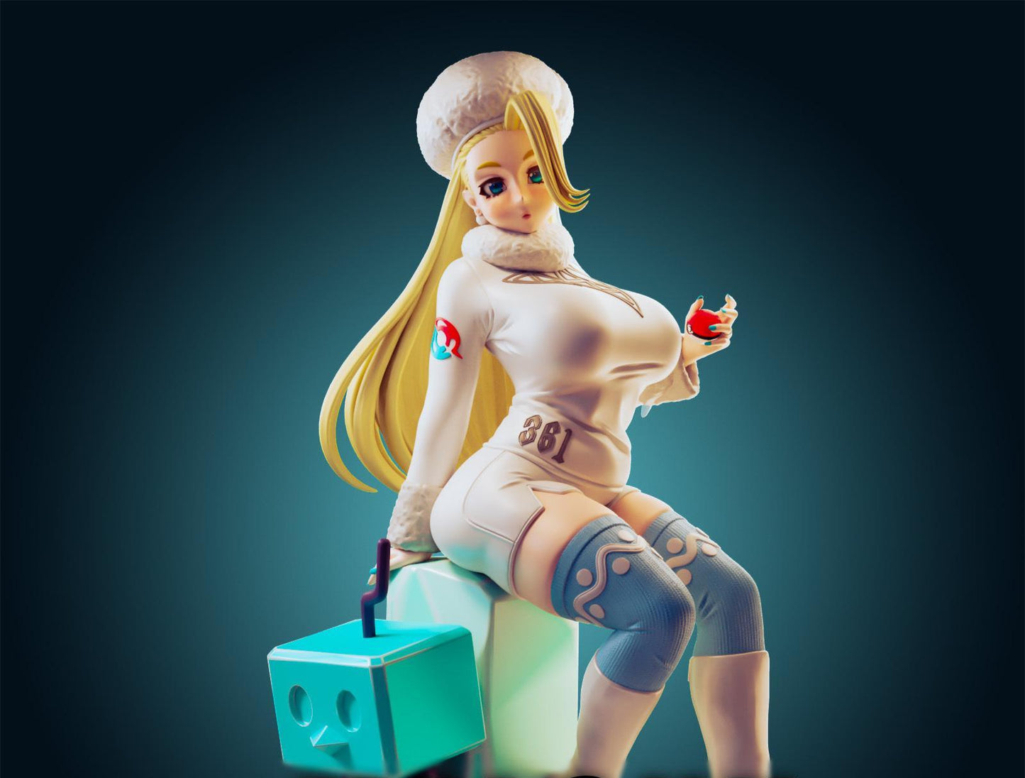 Ice Trainer Model Kit | 3D Resin Printed Figurine | Officer Rhu