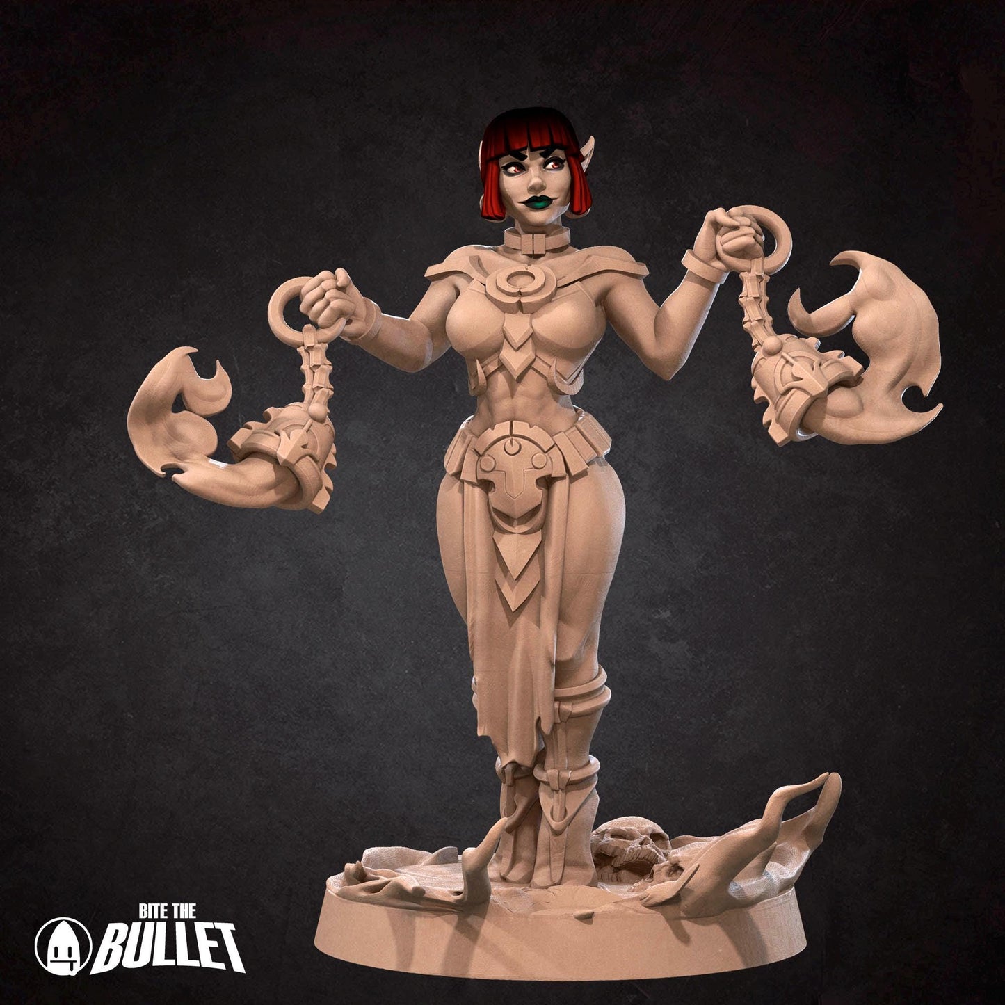 Fire Monk Miniature | Bite the Bullet