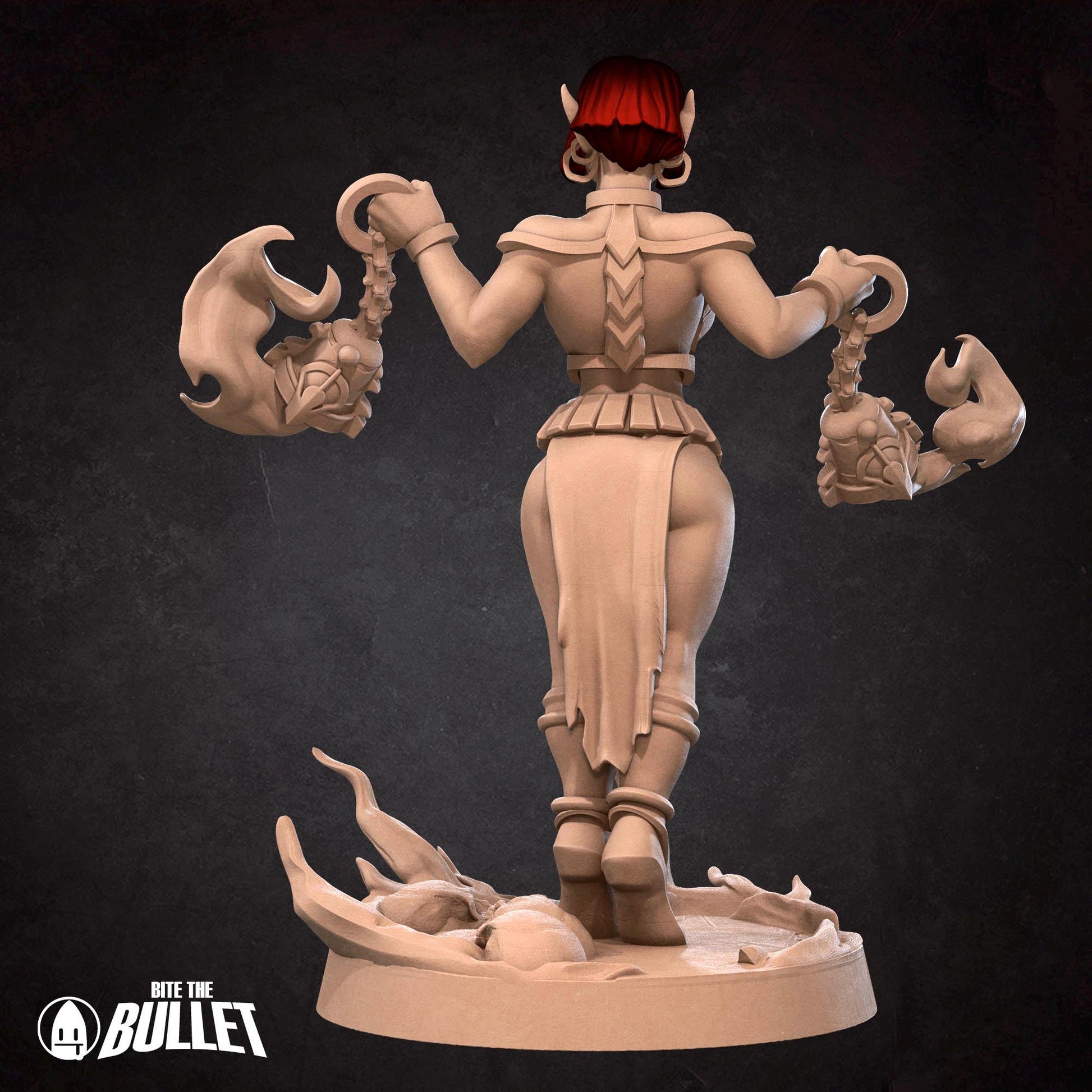 Fire Monk Miniature | Bite the Bullet