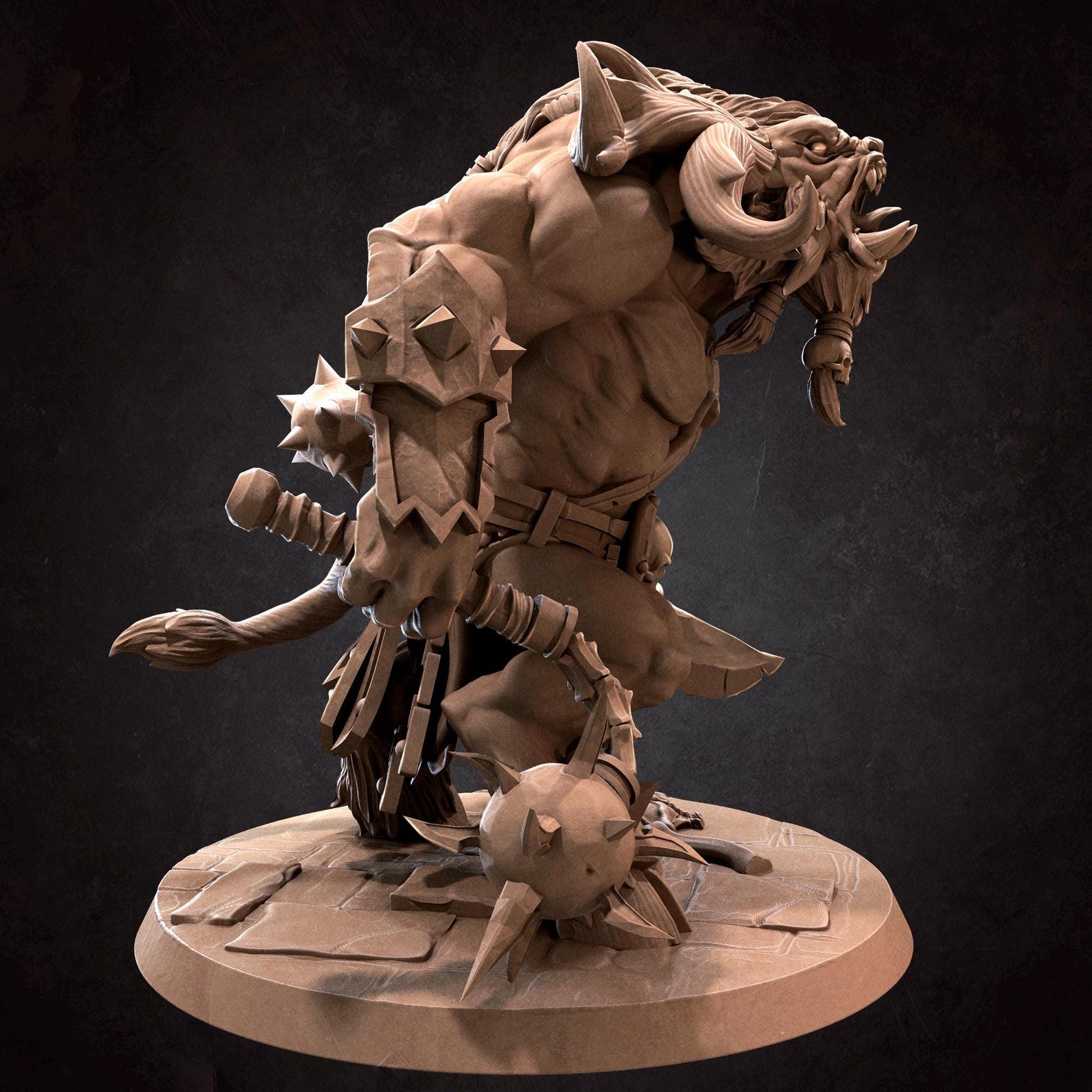 Barath, the Beast Lord Miniature | Bite the Bullet