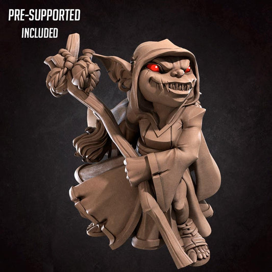 Goblin Wizard Miniature | Bite the Bullet
