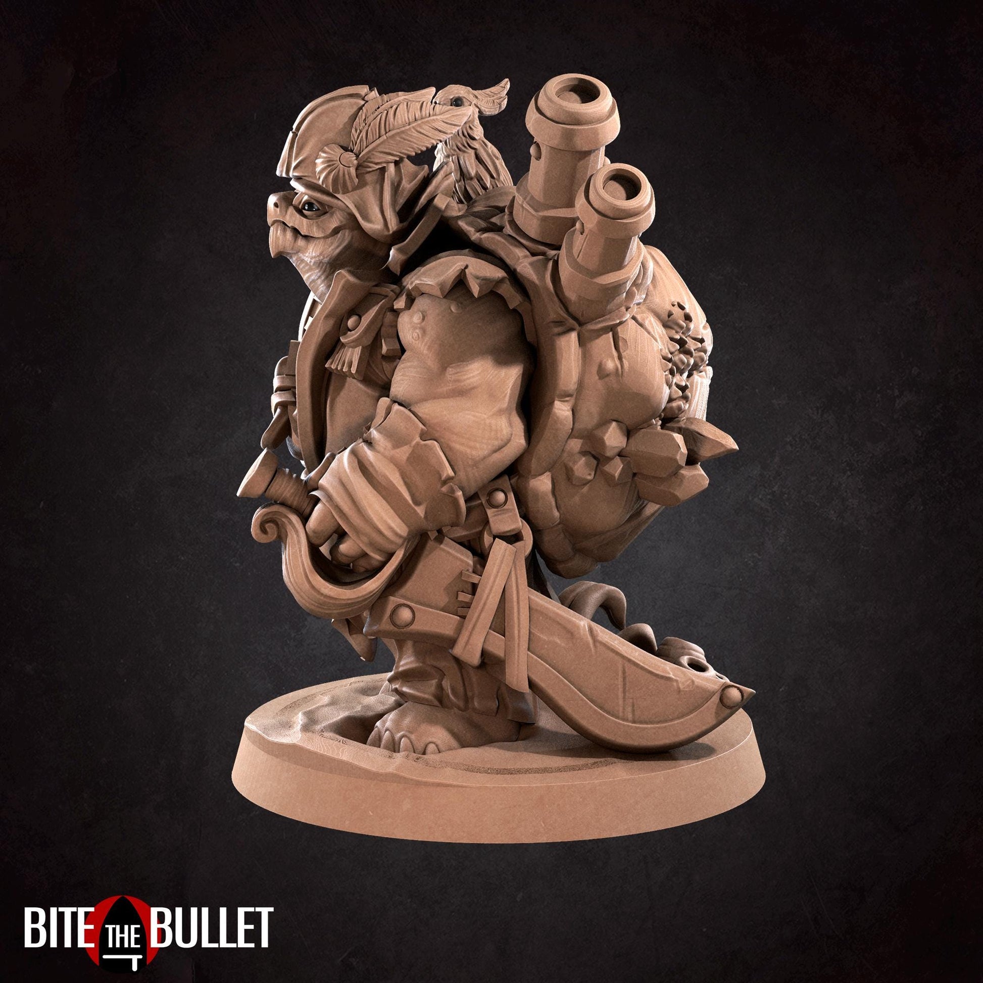 Nola, the Tortle Babysitter Miniature | Bite the Bullet